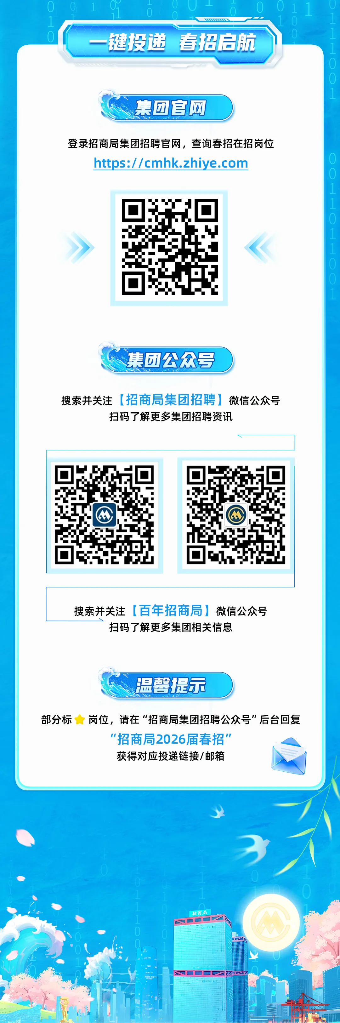 立潮头 创未来｜招商局集团2026春季校园招聘